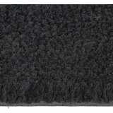 vidaXL Otirač crni poluokrugli 40x60 cm čupavi od kokosovih vlakana | shoptok.hr