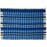 Hübsch Modra odeja iz mešanice volne 140x200 cm Loom – Cene