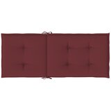 Jastuci za stolice 6 kom prošarano boja vina 120x50x4cm tkanine | shoptok.hr