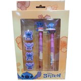 Disney Stitch Set pribora Stitch - brisiva kemijska, vječna olovka i 4 gumice Slike