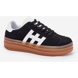 EVENTO Boto Women's Platform Sneakers Black Syliyana | Shoptok.si