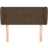  Vzglavje z ušesi temno rjavo 83x23x78/88 cm blago, (20737869) | Shoptok.si