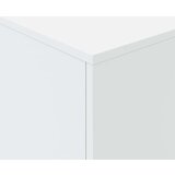 vidaXL Stolić za kavu s LED svjetlima bijeli 90 x 50 x 40 cm | shoptok.hr