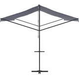  Samostojeća tenda plavo-bijela 600 x 300 cm od tkanine i čelika | shoptok.hr