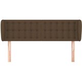  Uzglavlje s ušima tamnosmeđe 147x23x78/88 cm od tkanine | shoptok.hr