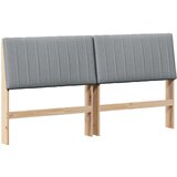 vidaXL Tapecirani uzglavlje Svijetlo siva 180 cm Čvrsto borovo drvo | shoptok.hr