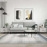 vidaXL klubske mizice 2 kosa betonsko sive 50x50x40 cm konstruiran les | Shoptok.si