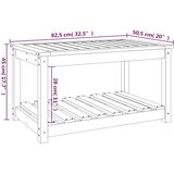  Vrtni stol 82,5 x 50,5 x 45 cm od masivne borovine | Eponuda.ba