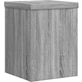 vidaXL Stojalo za rastline 2 kosa siva sonoma 15x15x20 cm inž. les | Shoptok.si