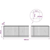 Gabion s žicom debljine 5 mm i mrežom 5x5 cm 1000x30x50 cm - 30 cm 50 cm 1000 cm | shoptok.hr