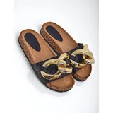 Resti Royalfashion Black women's flip-flops with Sofig decoration | Shoptok.si