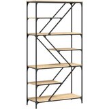 Police za knjige boja hrasta 91 x 36 x 176 cm konstruirano drvo | shoptok.hr
