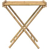 Sklopivi stol s pladnjem 70,5 x 42,5 x 80 cm od bambusa | shoptok.hr