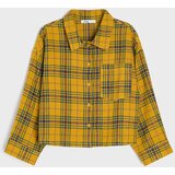 Sinsay Pamučna flanelska košulja s kariranim uzorkom | shoptok.hr