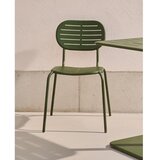 Kave Home Temno zelen kovinski vrtni stol Brai – | Shoptok.si