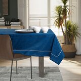 AmeliaHome Stolnjak Vesta s manšetom i obrubom 140x320 cm, indigo | shoptok.hr