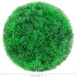 vidaXL Umetni pušpani okrogli 2 kosa 22 cm, (20768580) | Shoptok.si