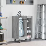Golf ormar s kotačem Jednobojno Siva Sonoma 65 x 45 x 98 cm | shoptok.hr