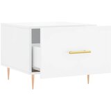  Stolići za kavu 2 kom sjajni bijeli 50x50x40 konstruirano drvo | shoptok.hr