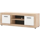 Modern Living nizka omarica luna, bela, hrast | Shoptok.si