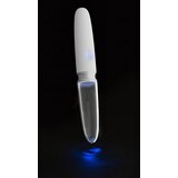 Liaison You2toys - vibrator z LED paličico iz silikonskega stekla (prosojno-bel) | Shoptok.si
