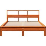 Posteljni okvir brez vzmetnice vošč. rjav 150x200 cm borovina, (21608204) | Shoptok.si