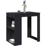 vidaXL barska miza črna 102x70x103,5 cm inženirski les Cene