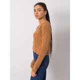 RUE PARIS Sweater-269-SW-16511.29-light brown | Shoptok.si
