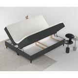 Maison de Rêve Temno siva boxspring postelja s prostorom za shranjevanje 140x200 cm Malte – | Shoptok.si