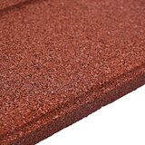  Kamen za hodanje 6 pcs Crvena 40 5 x 40 5 x 2 cm Guma - Crvena | shoptok.hr
