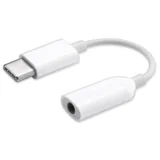 original ADAPTER za slušalke Type C na 3,5 mm ( AUX ) (bulk) bel
