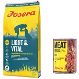 Josera 12,5 kg + 6 x 400g Meatlovers Pure govedina gratis! - Light & Vital