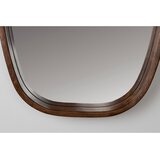 White Label Stensko ogledalo z lesenim okvirjem 40x80 cm Nyko – | Shoptok.si