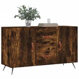  Komoda boja dimljenog hrasta 100 x 36 x 60 cm konstruirano drvo | shoptok.hr
