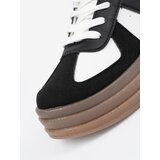 Shelvt Black and white platform sneakers | shoptok.hr