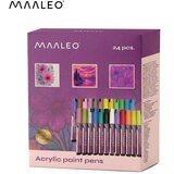 Maaleo akrilni markeri u torbici, set od 24 boje | shoptok.hr