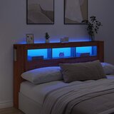  LED uzglavlje boja hrasta artisan 180x18,5x103,5 cm drveni | shoptok.hr