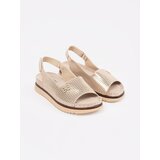 GOODIN Openwork soft sandals gold | Shoptok.si