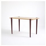Hanah home trpezarijski sto eurotas wooden burgundy | ePonuda.com