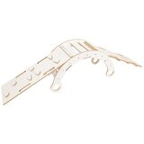 MeowBaby Ljuljačka od bijelog borovog drva 39x75x38 cm Montessori - | shoptok.hr