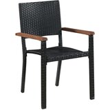  9-dijelni vrtni blagovaonski set crni | shoptok.hr