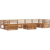  Set vanjskih sofa 8 kom. Prirodna Čvrsto drvo akacije | shoptok.hr