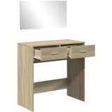  Toaletni stolić s ogledalom boja hrasta sonome 80x39x80 cm | Eponuda.com