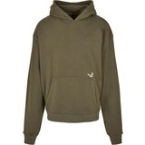 MT Upscale K-Dot Heavy Oversize Hoody olive Cene