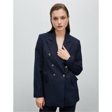 Koton Blazer Jacket Double Breasted Buttoned with Pockets Cene