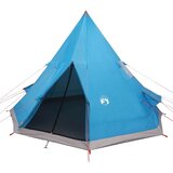 Šator za kampiranje za 4 osobe plavi 367x367x259 cm taft 185T | shoptok.hr