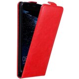 Cadorabo Ohišje, združljivo z Huawei P10 PLUS v rdeče jabolko - Zaščitni ovitek v obliki flipa z magnetnim zapiranjem, (20562252) | Shoptok.si