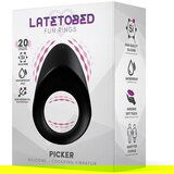 LATETOBED Vibracijski erekcijski obroček "Picker" (R900257) | Shoptok.si