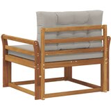  Srednji zunanji kavč Masiven les akacije Naravna, (5000207223) | Shoptok.si