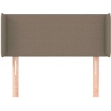 vidaXL Vzglavje z ušesi taupe 93x16x78/88 cm blago | Shoptok.si